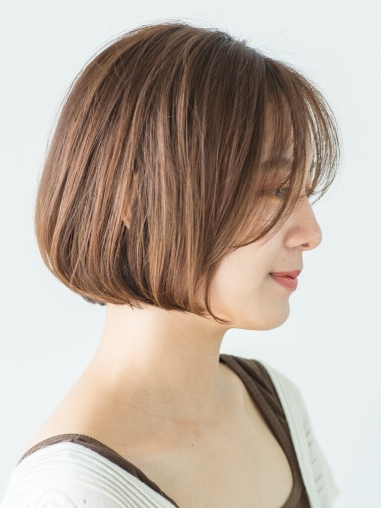 白髪率50％オーバーは白髪を活かす柔らか色に