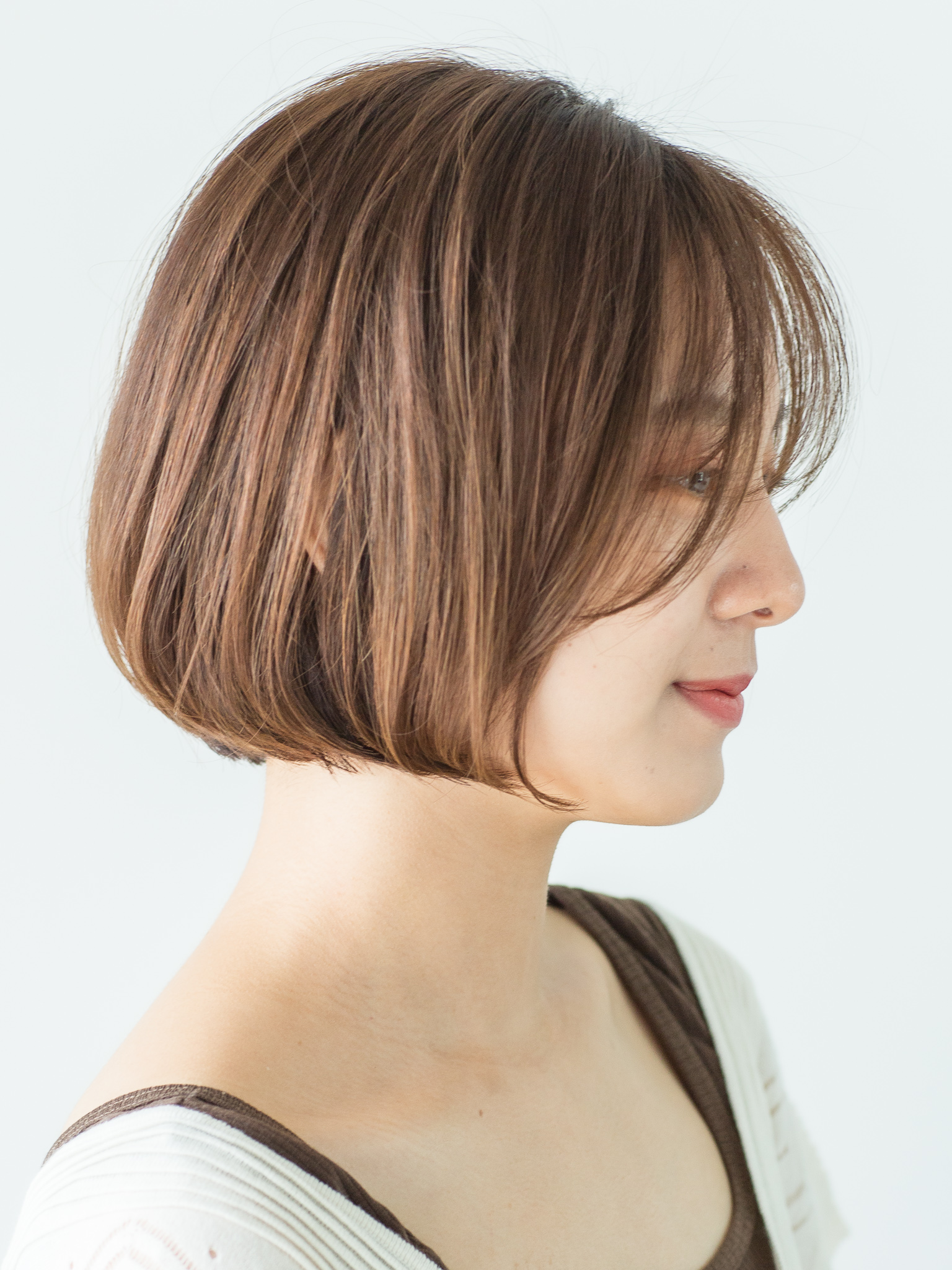 白髪率50%オーバーは白髪を活かす柔らか色に